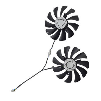 New 1 Pair Graphics Card Fan 85Mm Ha9010H12F-Z 4Pin Cooler Fan Replacement For Msi Gtx 1060 Oc 6G Gtx 960 P106-100 P106 Gtx1060